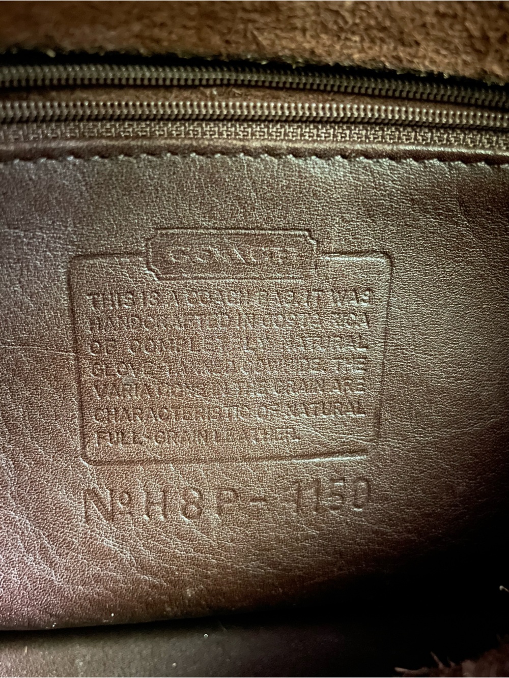 Vintage Coach Leather Crossbody - Picture 10 of 12